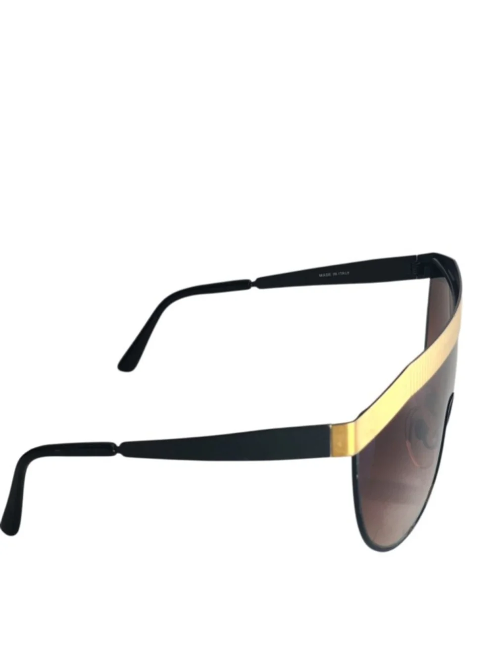 MAGA‎ DESIGN 3020 Handmade Gold Coated Full Shield 1980s Vintage Sunglasses #21